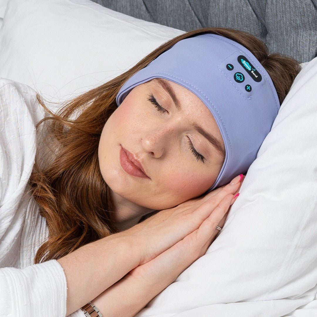 Snoozeband Bluetooth sleep headphones lavender purple