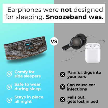 SnoozeBand™ - Bluetooth Sleep Headphones - Snooze Band