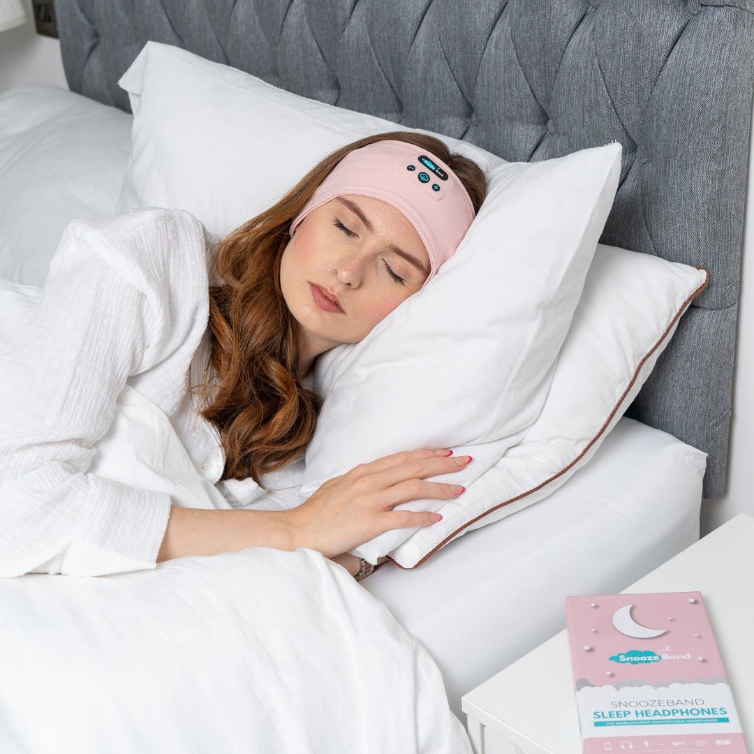 Snoozeband Bluetooth sleep headphones blush pink