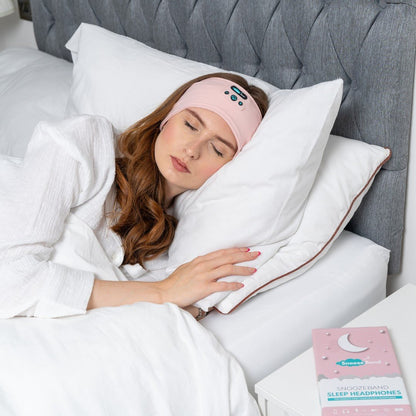 Snoozeband Bluetooth sleep headphones blush pink