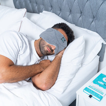 SnoozeBand™ Deluxe - Sleep Mask Headphones - Snooze Band